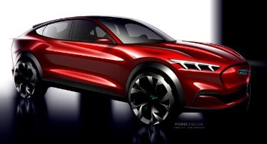 Mustang Mach-E Design Sketch